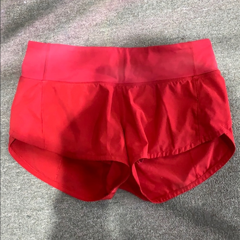 Lululemon Speed Up Shorts Size 2
